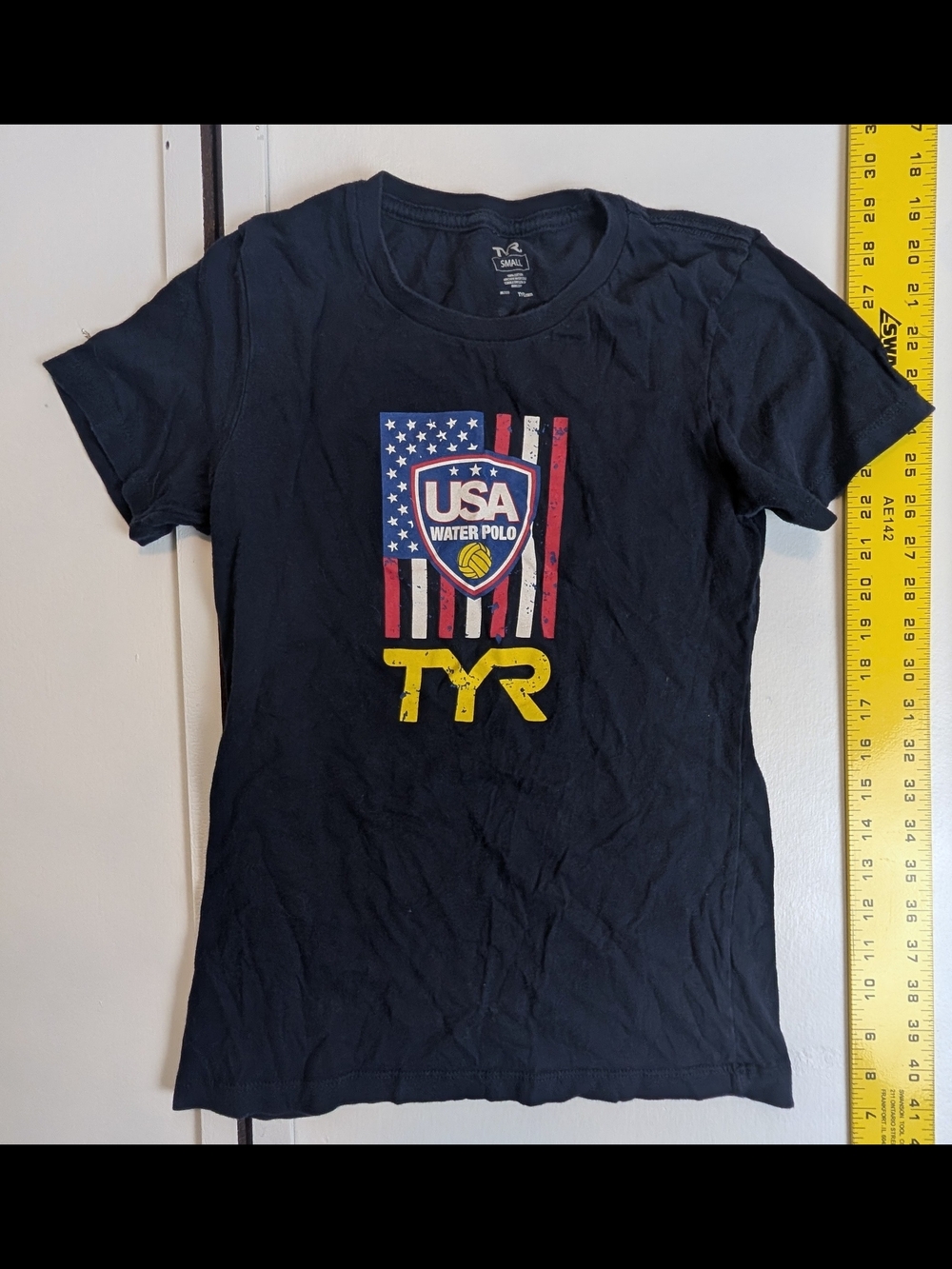TYR USA Water Polo Graphic Tee - Navy